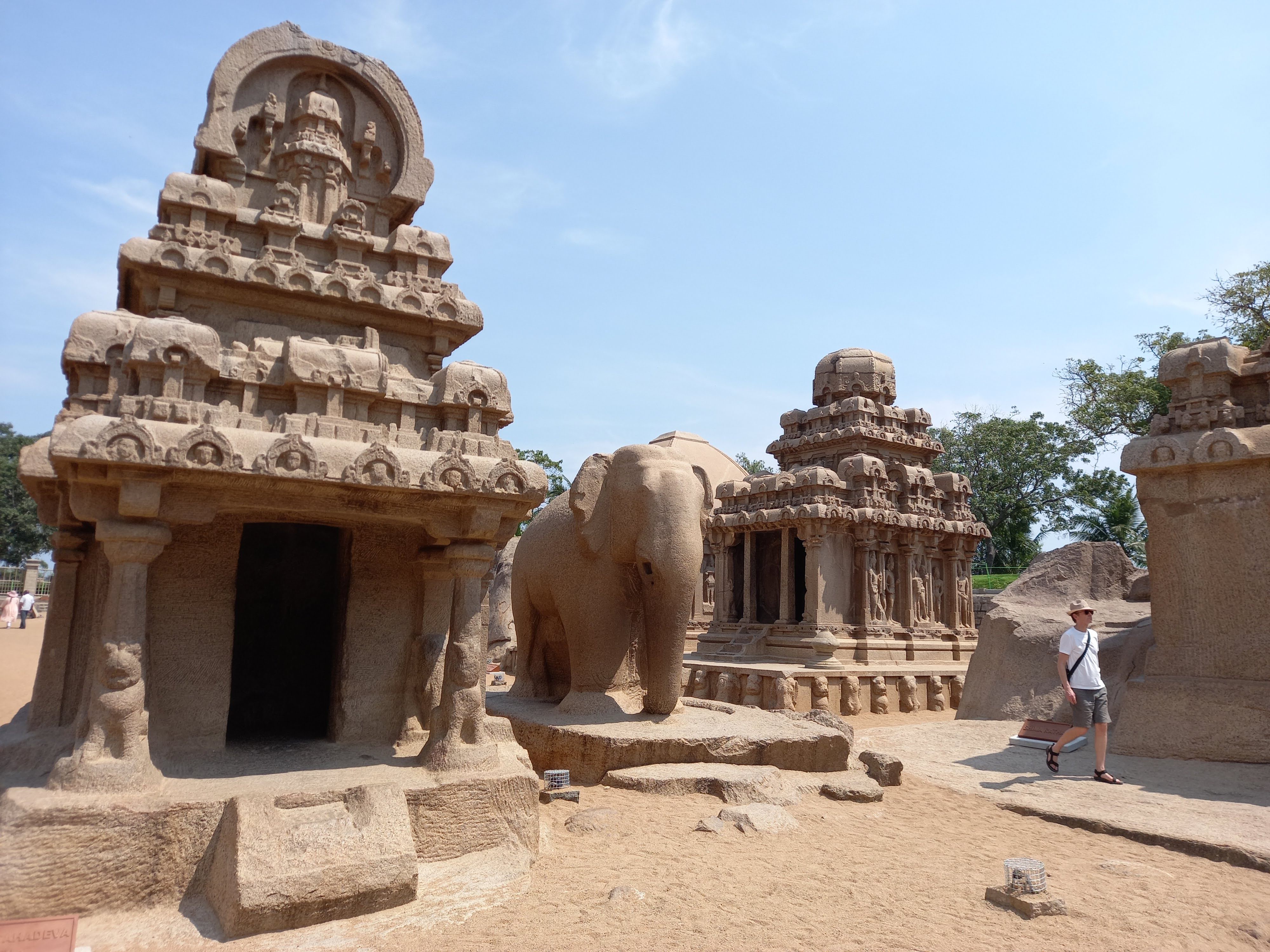 Five Rathas chariot temples at Mahabalipuram