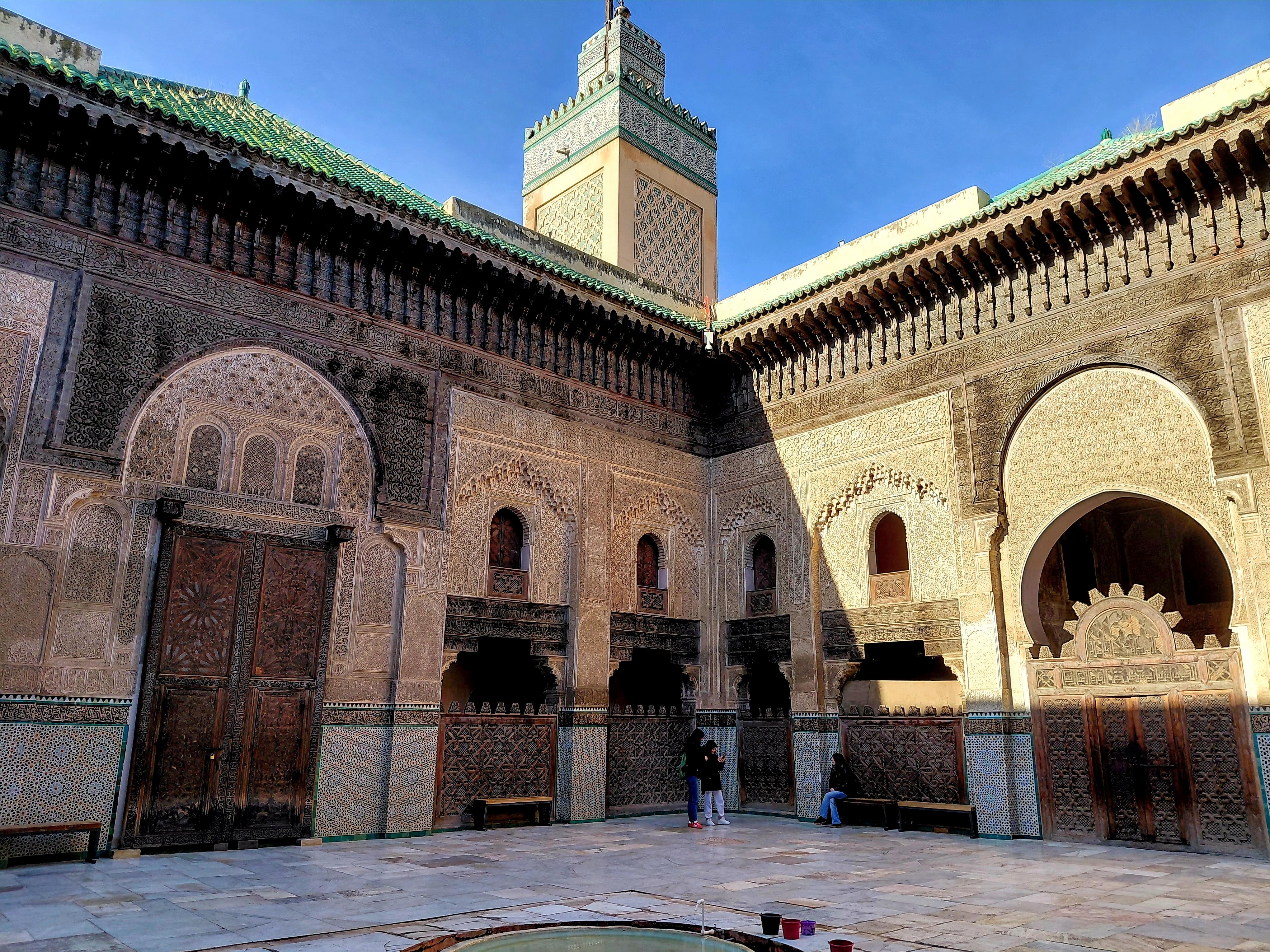 Medina of Fez, winding streets and traditional buildings