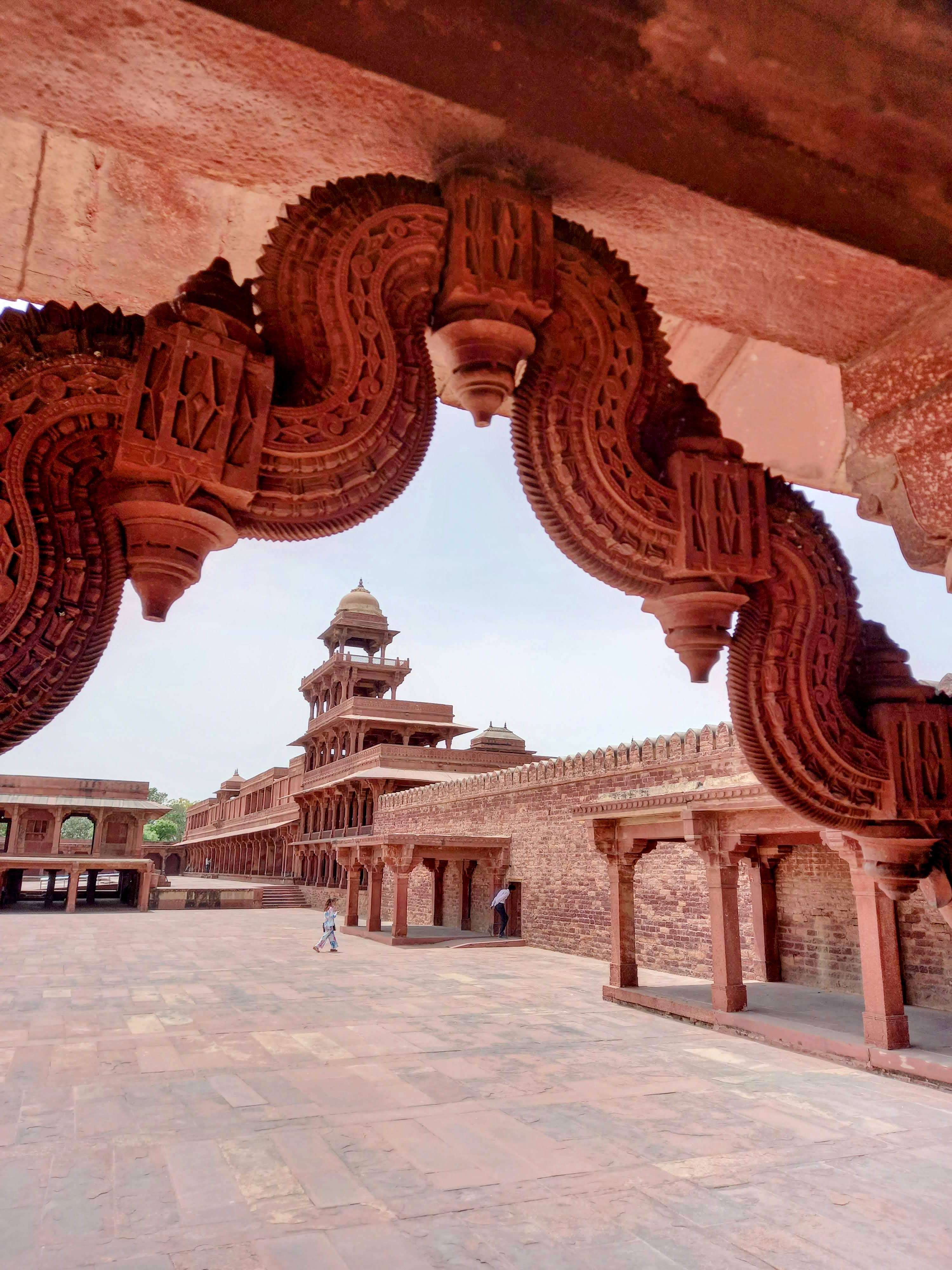 Fatehpur Sikri architecture under midday light